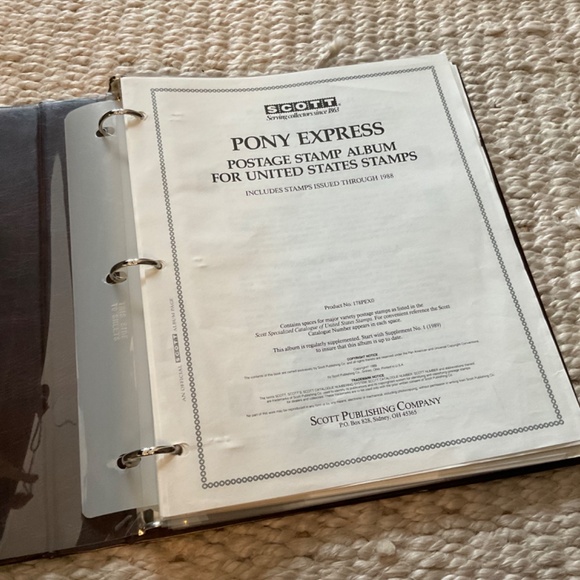 Scott, Pony Express Postage stamp album for USA stamps, - Picture 11 of 14